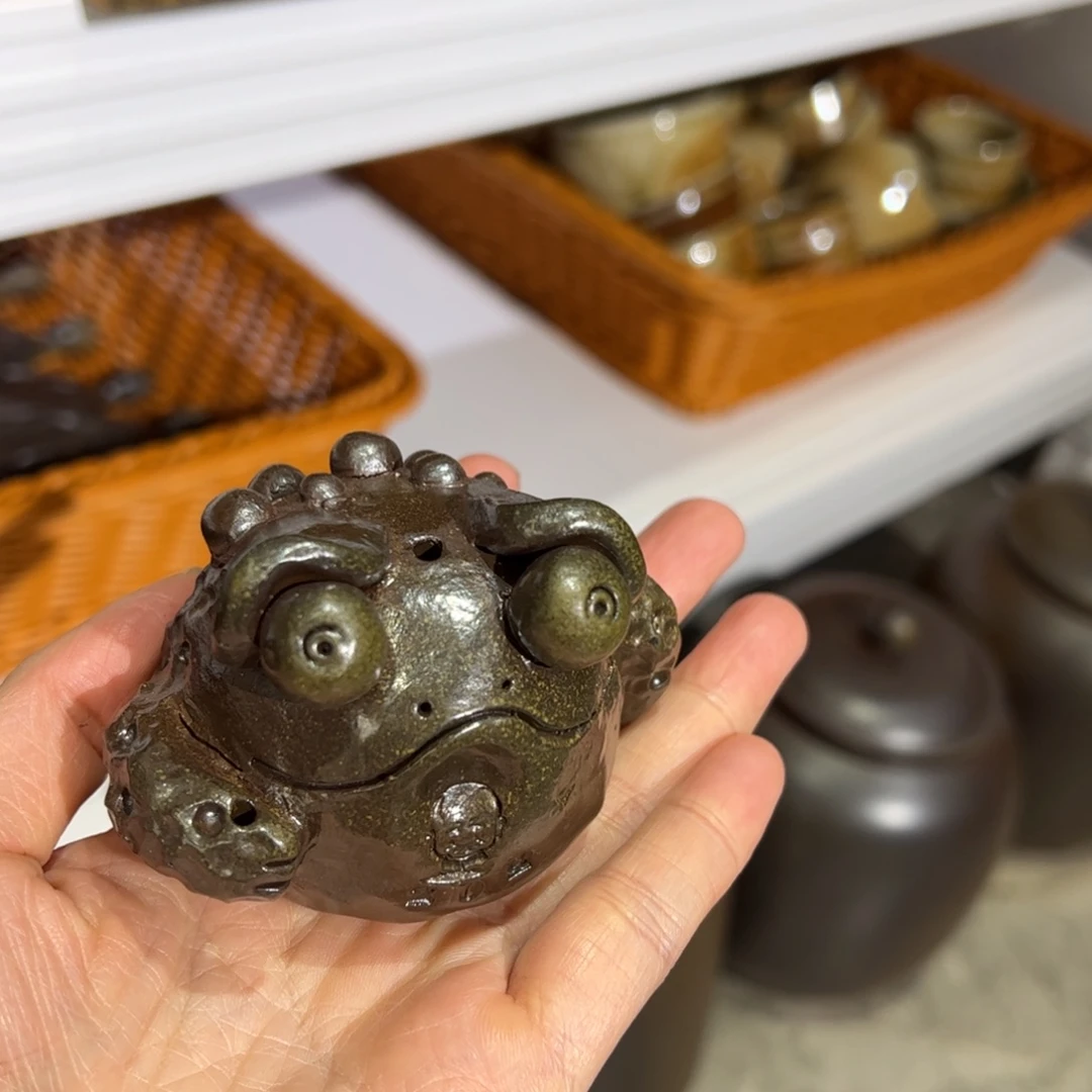 贵台龙窑柴烧茶壶A51