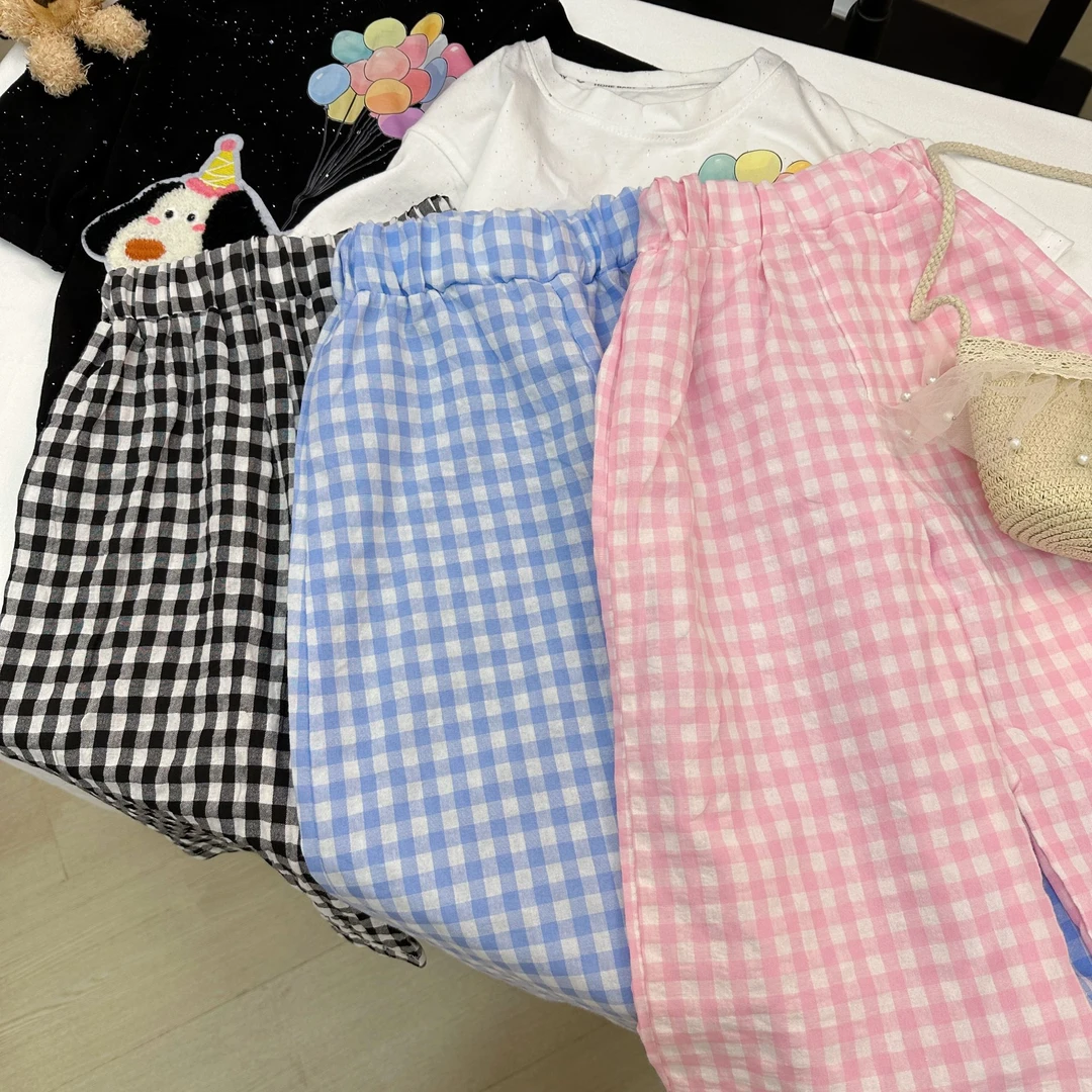 2025儿童春夏男女童多巴胺格格裤