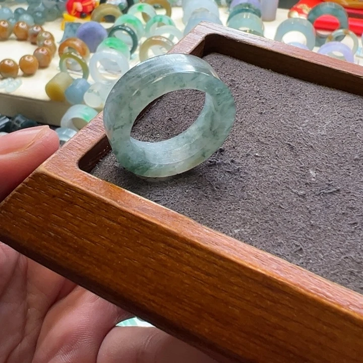 定制翡翠未镶嵌翡翠戒指20