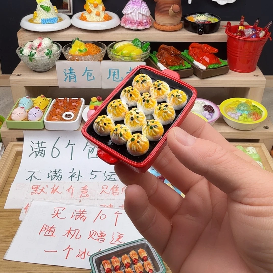 树脂食玩冰箱贴凭开箱视频售后