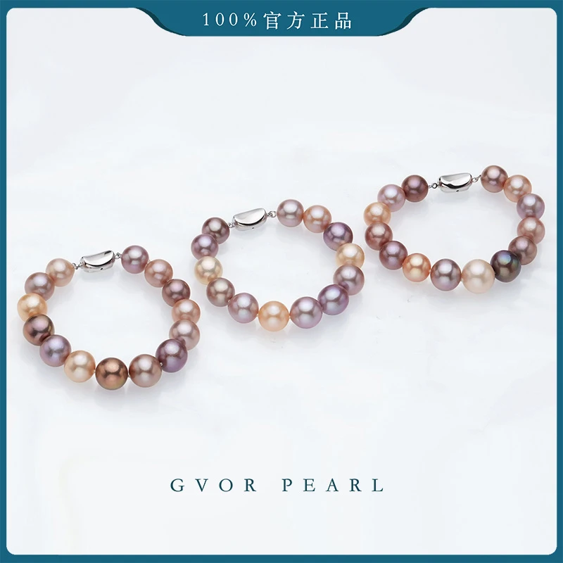 糖果色珍珠手链 11-13mm C1298 【多样性发一】