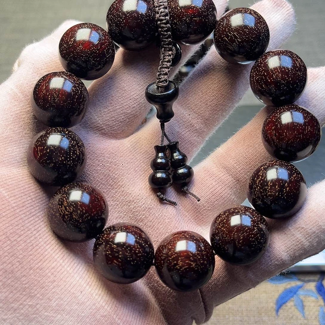 檀香紫檀（小叶紫檀）1.8 13颗爆星