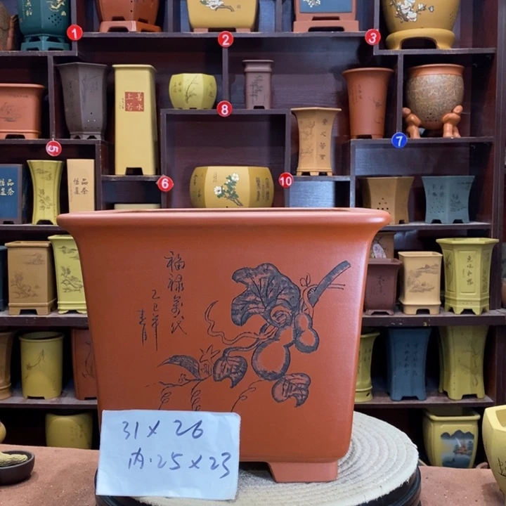 紫砂花盆紫砂花盆