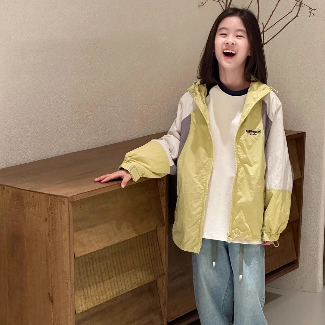 （外套）女童外套春装棒球服2025新款春款网红中大童儿童装夹克