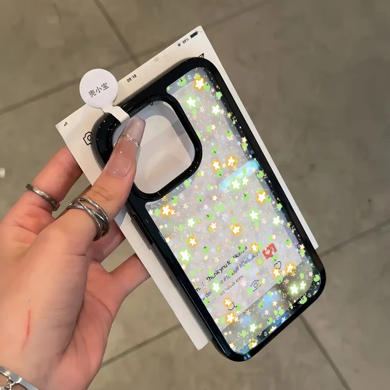 青橙蜜瓜适用苹果16pro手机壳15promax个性14透明13软边硬背13/12