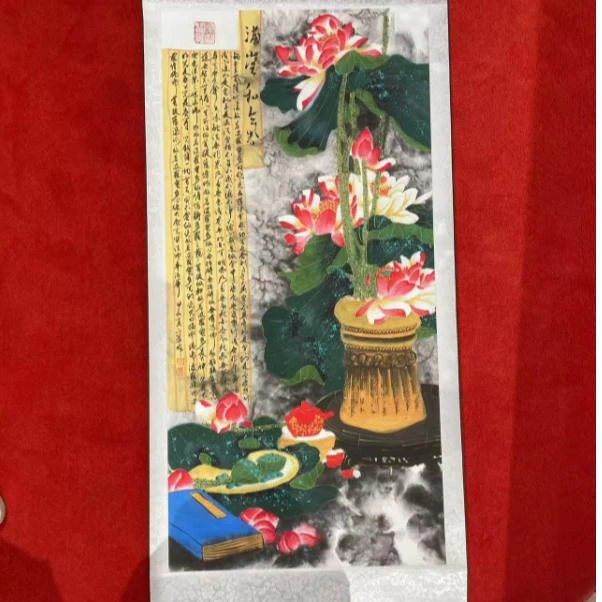 【满意珍藏】RZH17100满堂和气图 装饰画（多样性发货）