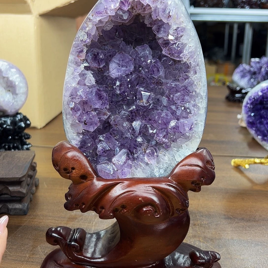 紫晶摆件未镶嵌晶体