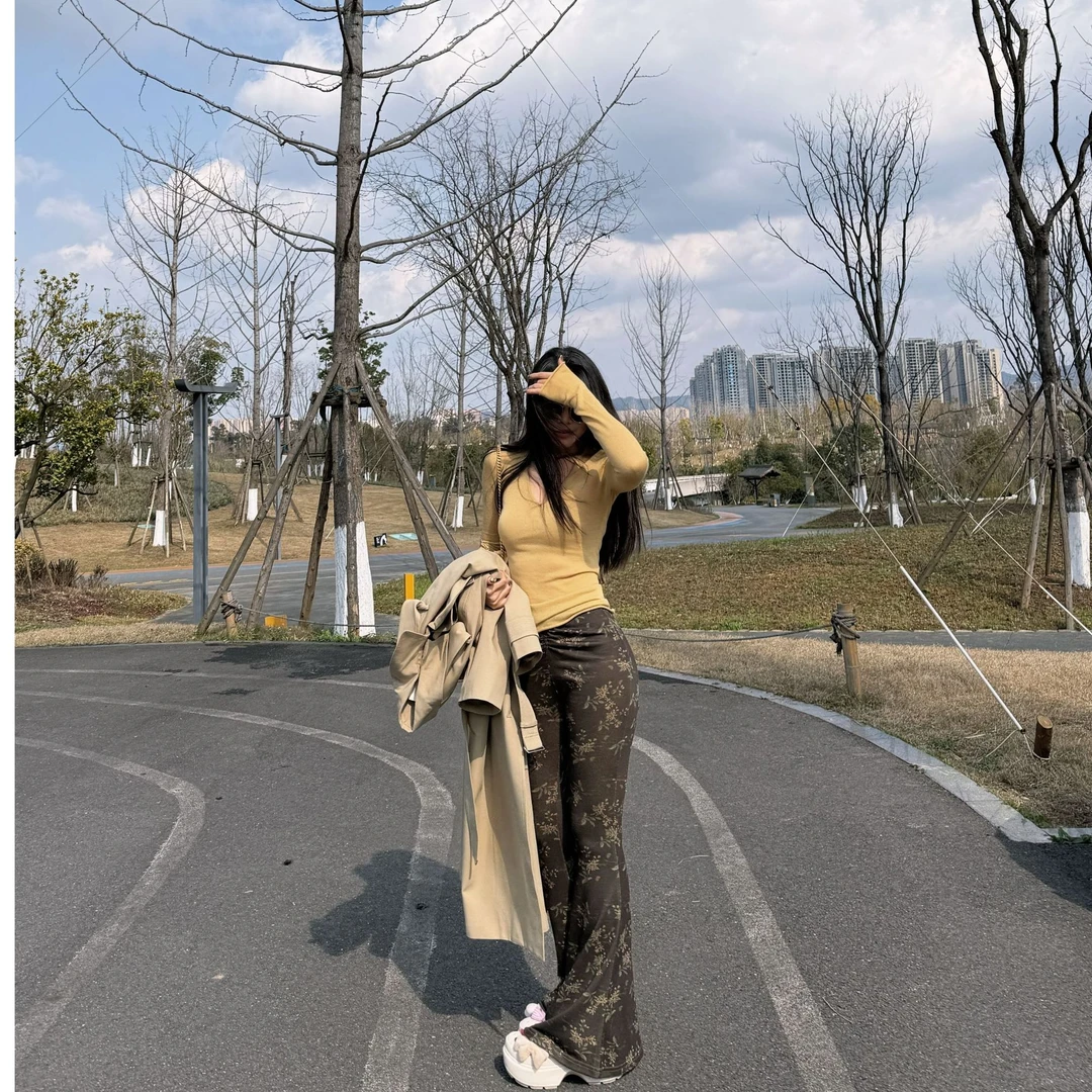 春季新款显身材休闲裤