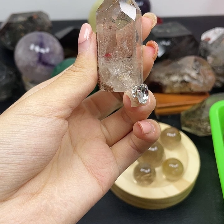 水晶未镶嵌珠宝半成品161水晶石