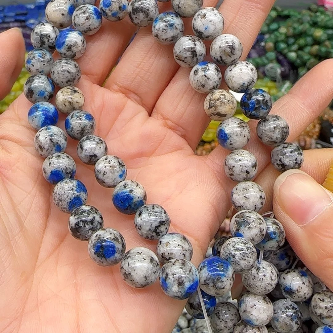 玛瑙/玉髓合金珠宝半成品k2一条8mm