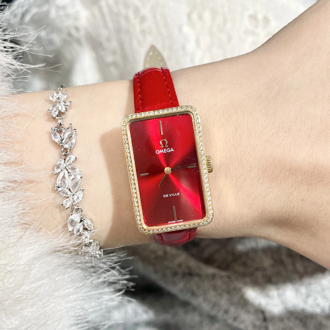 95新 Omega/欧米茄 蝶飞/方盘/手动机械/OM1091