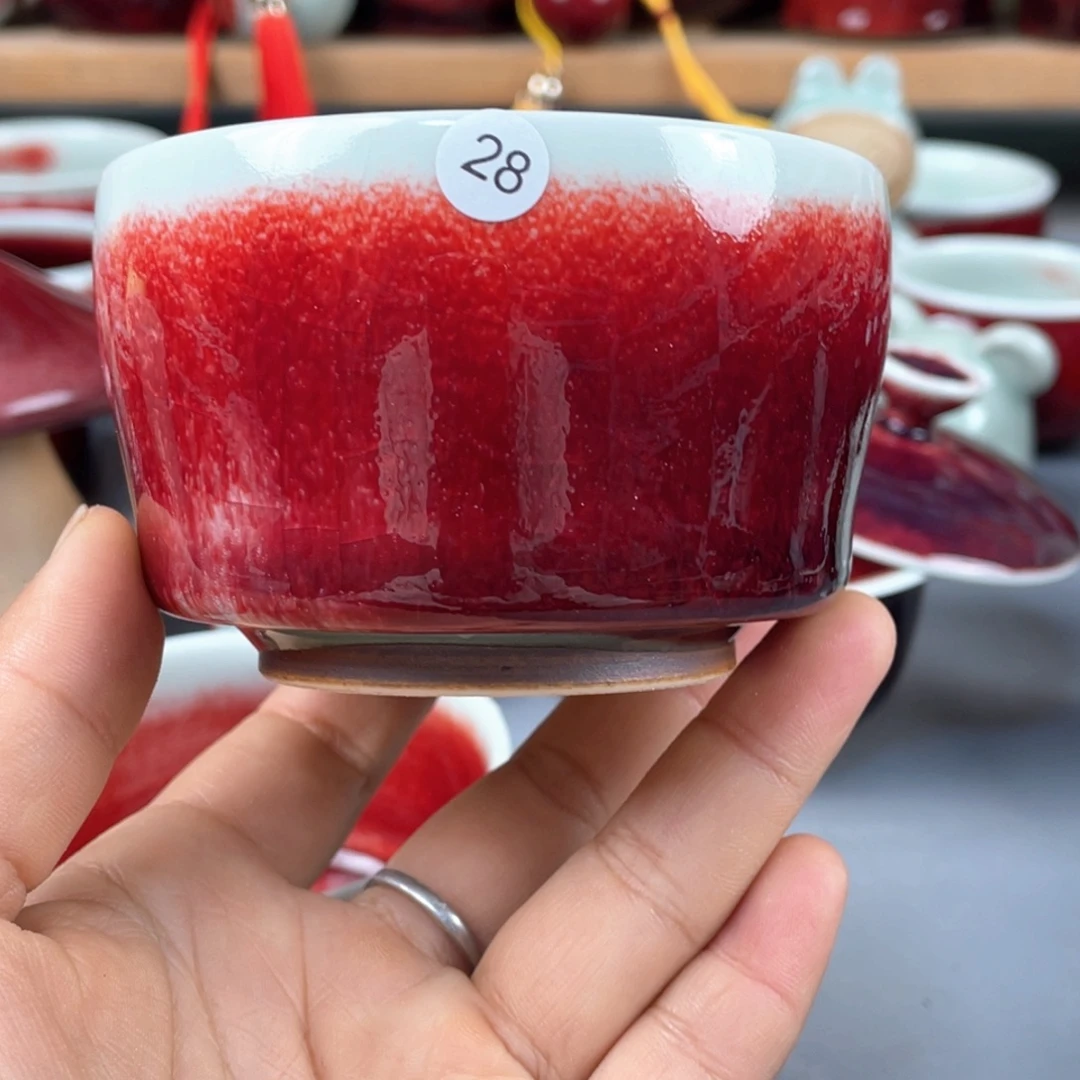 瓷片纯手工制作……微微瑕