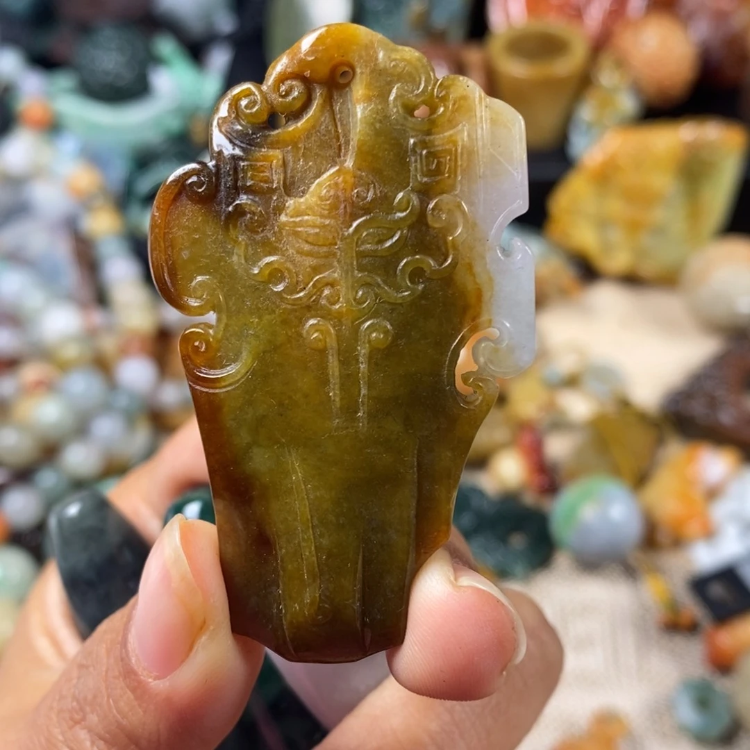 翡翠吊坠(不含链)未镶嵌?***中