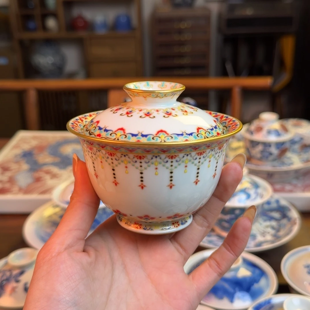 杯s****e重工四件套盖碗杯子壶乘