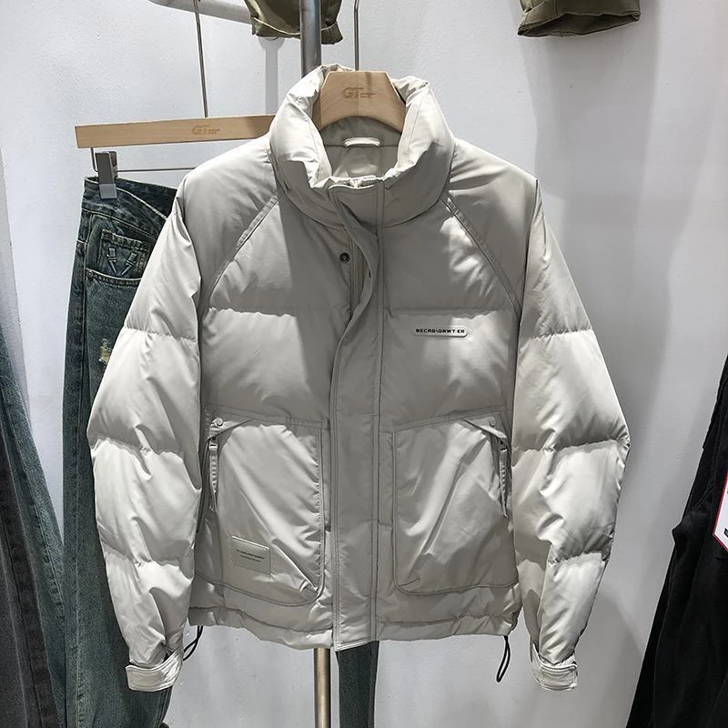 8807【清货】冬季户外立领保暖潮流面包服休闲百搭宽松加厚抗寒外套