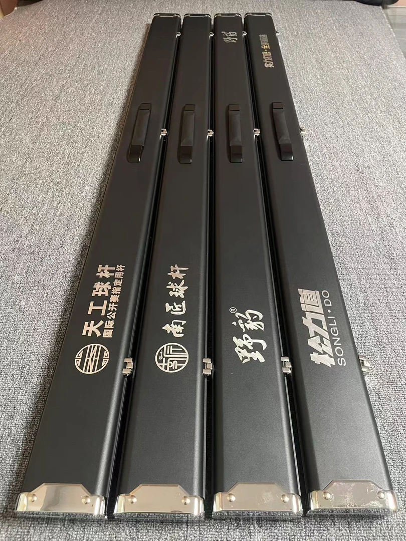 三槽铝合金杆盒野豹天工南匠斯诺克球杆通杆抗压加固海绵台球杆包