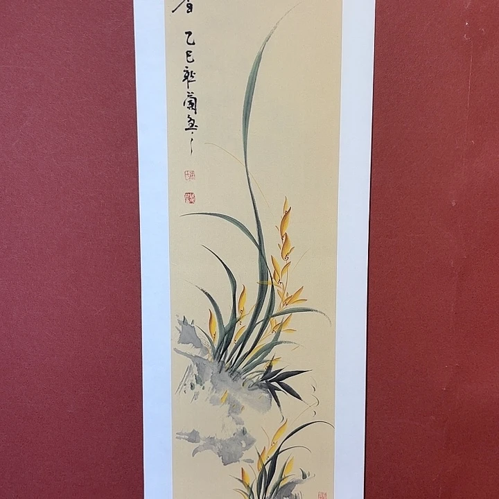 国画听兰老师花鸟