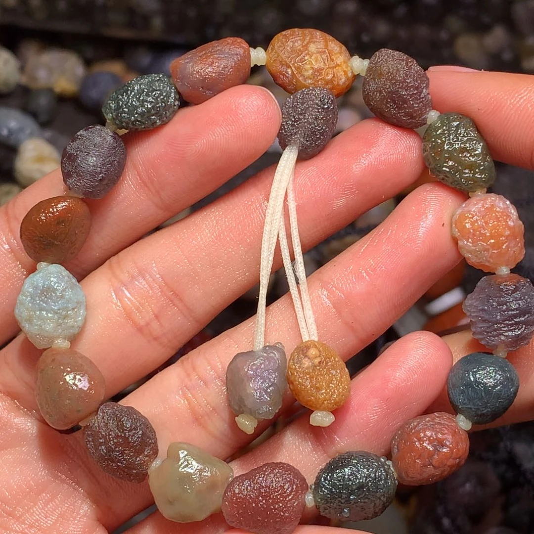 未镶嵌玛瑙/玉髓珠宝半成品