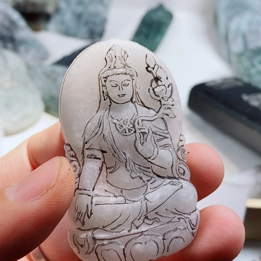 定制翡翠未镶嵌包括v吧
