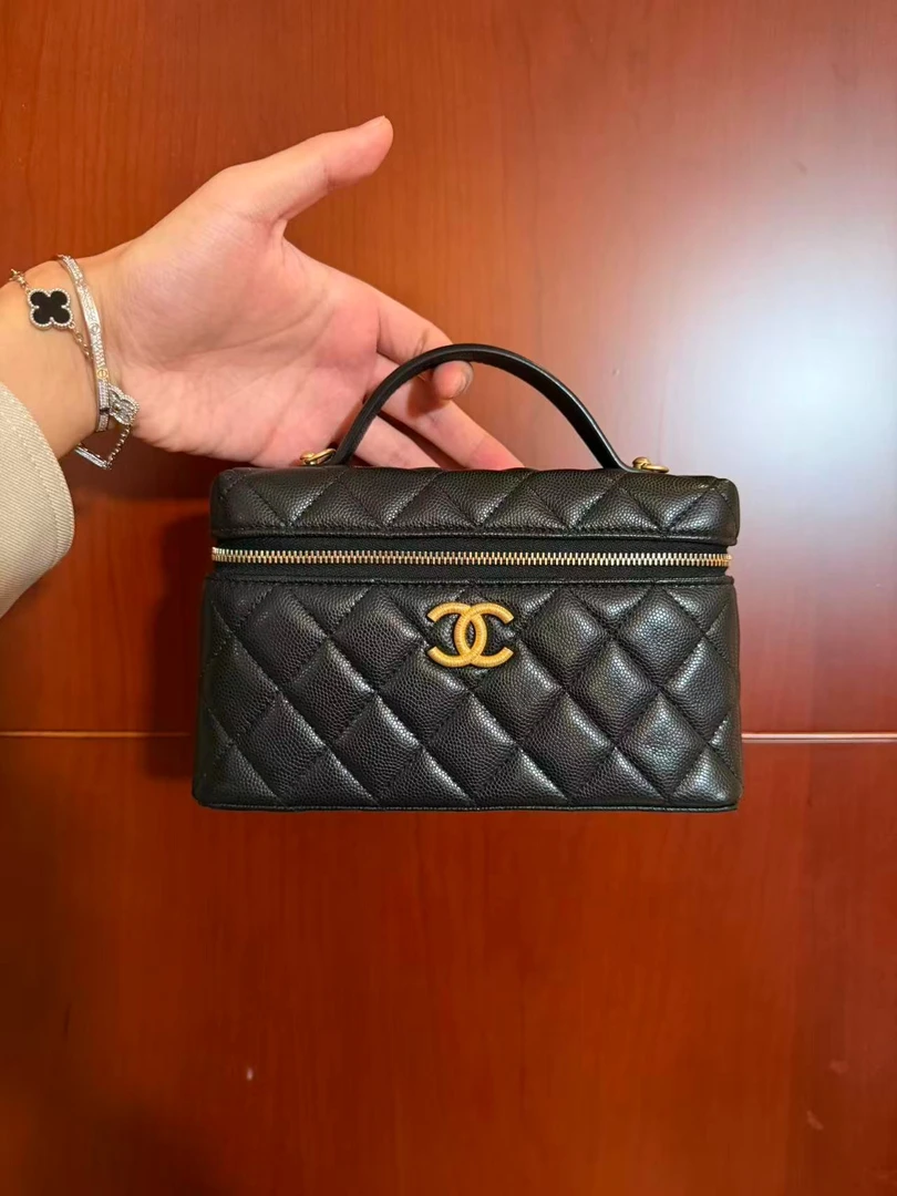 未使用 Chanel/香奈儿 25P LP饭盒黑金拉丝扣 大全套 尾款