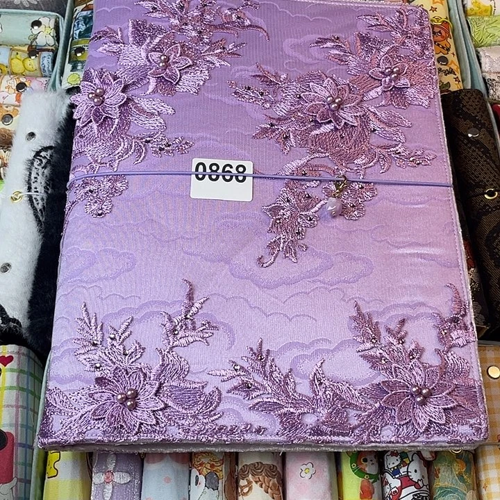 织绣A4活页收纳册0868