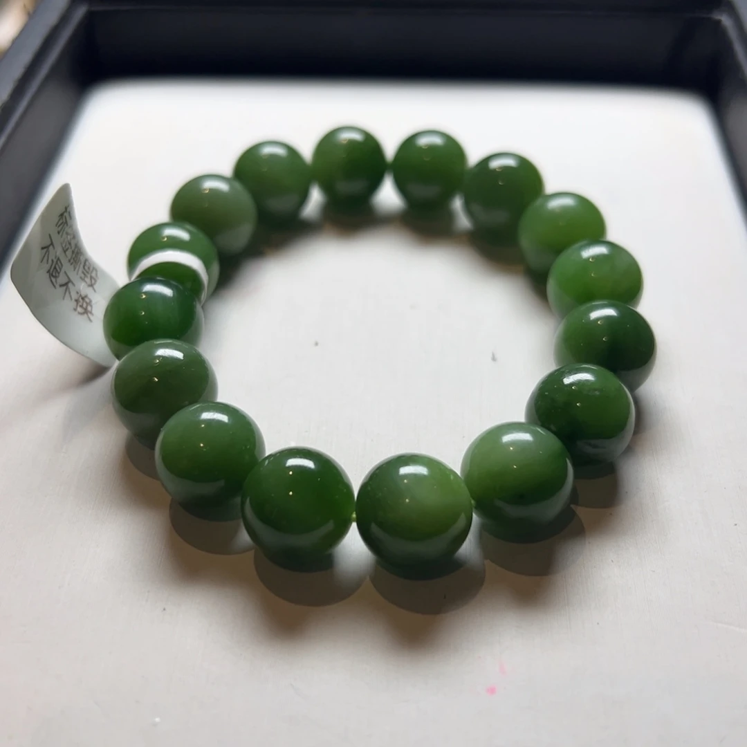 和田玉手串未镶嵌鐘**你