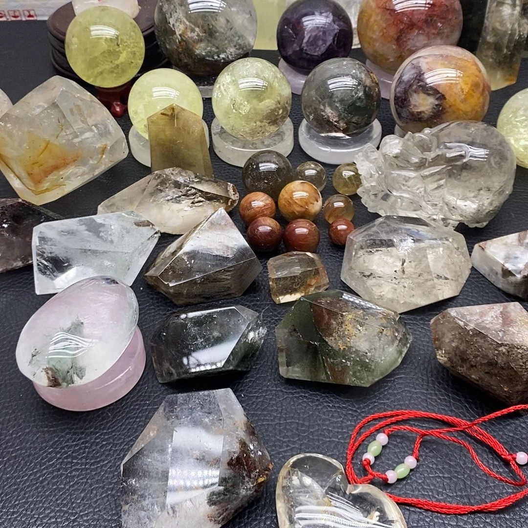 珠宝半成品水晶未镶嵌272水晶石