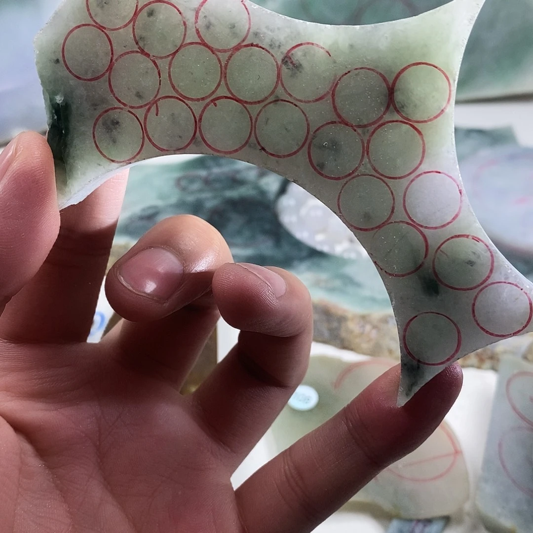 翡翠散珠天然缅甸翡翠a货1