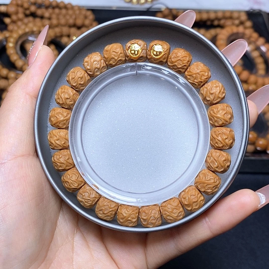 猴头核桃手串双标虎须尺寸10左右全品单号137号