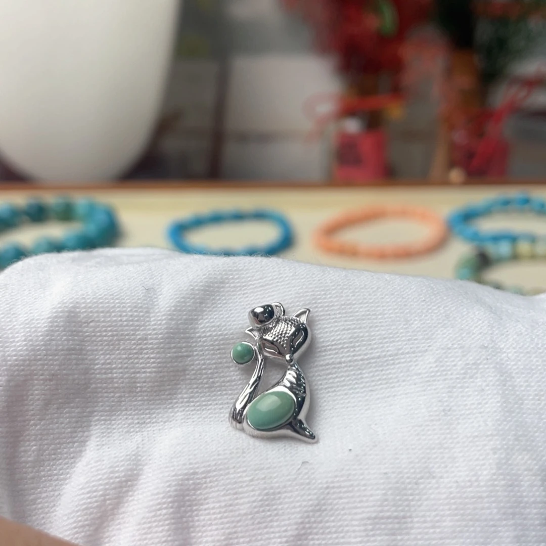 南红玛瑙配饰银S925镶嵌用****6