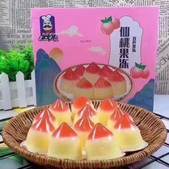 【云姐优选】仙桃果冻香甜爽嫩滑清凉Q弹爽口解馋零食中秋塔果冻