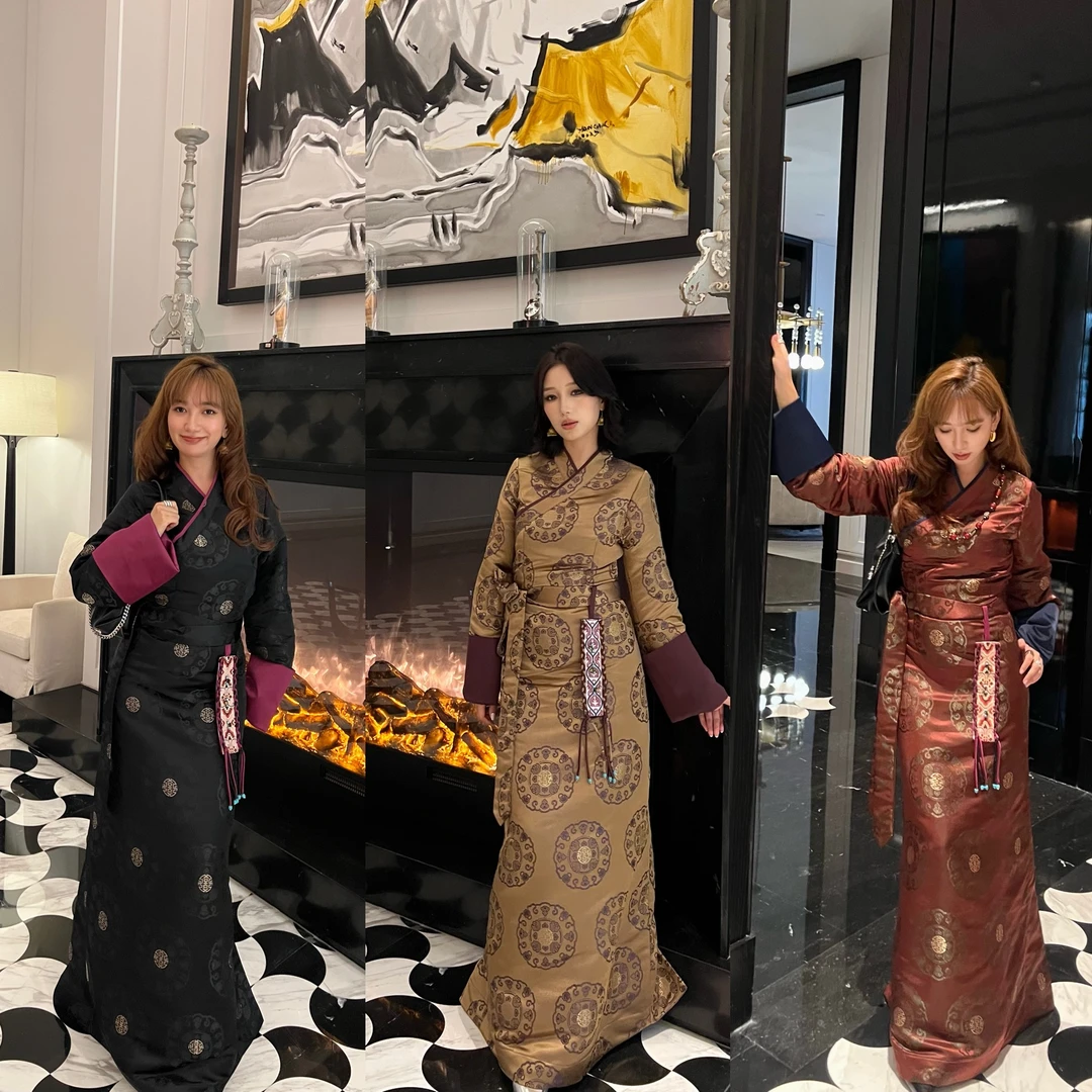 雍·彰 秋日来信 三色高级精致质感撞色西藏服