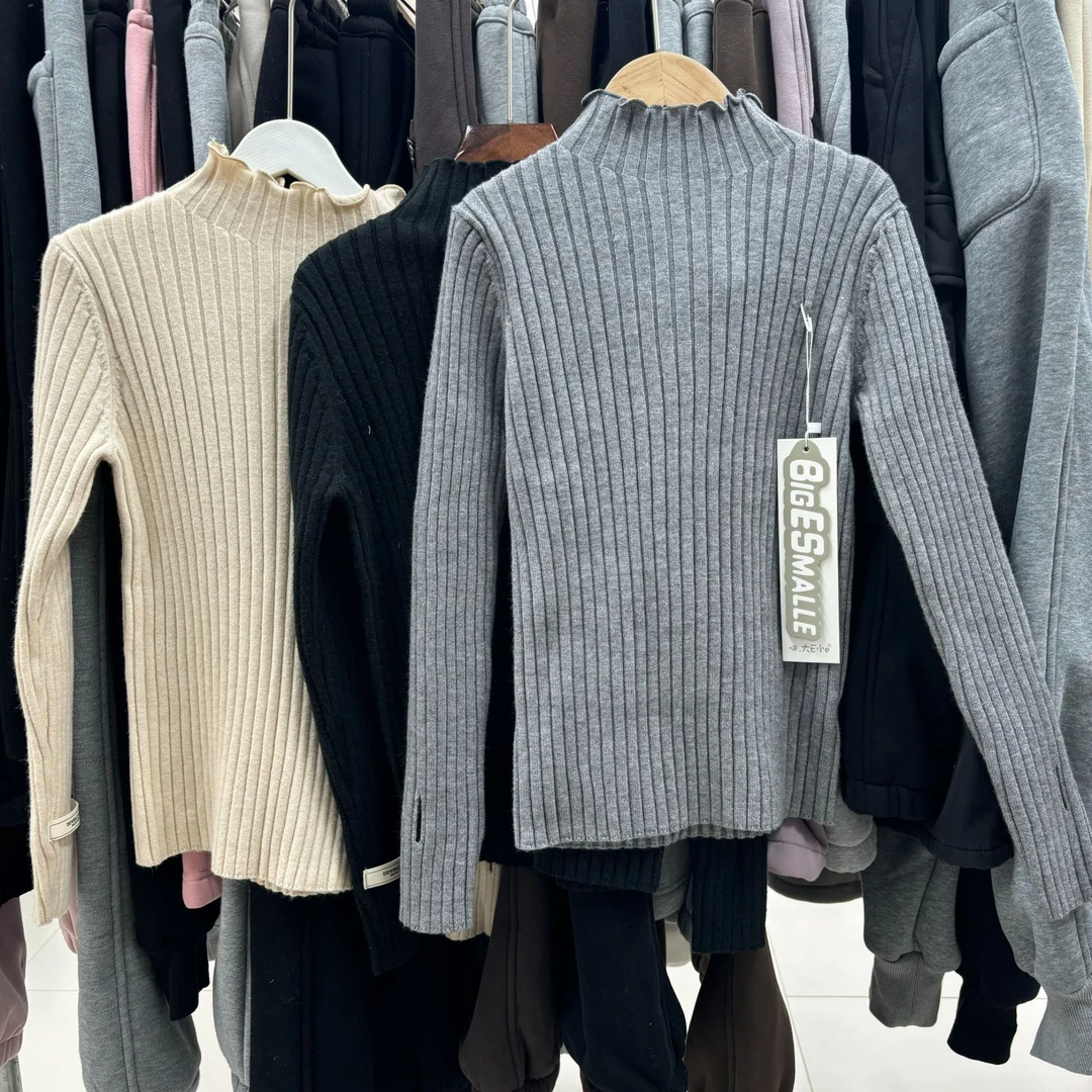 大E家儿童韩版洋气毛衣针织衫82050休闲打底女宝中大童可亲子内搭