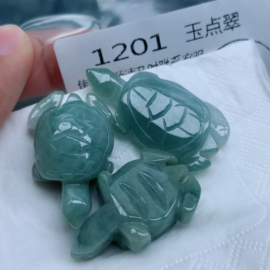 翡翠未镶嵌项链珠子珠