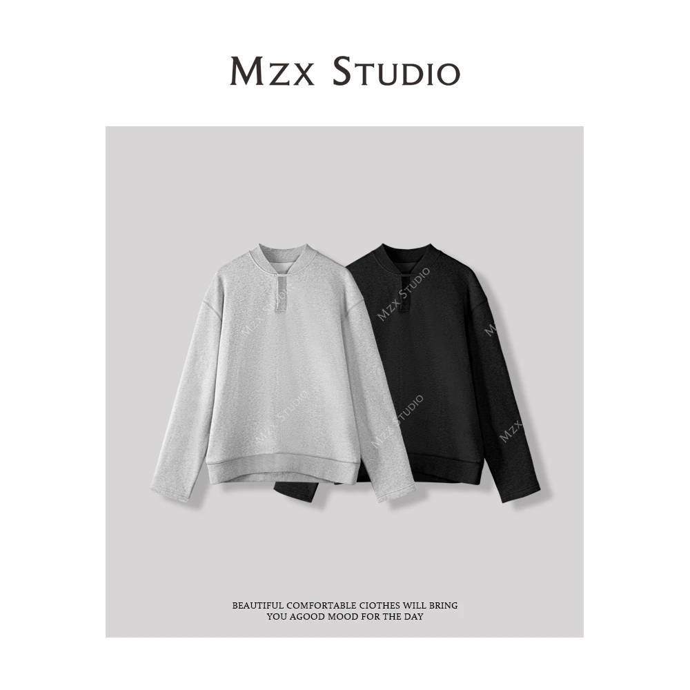 MZX 春季全棉休闲极简卫衣SY7118-Z