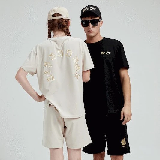 【90】BAD BOY潮牌T恤短裤套装BZN23053
