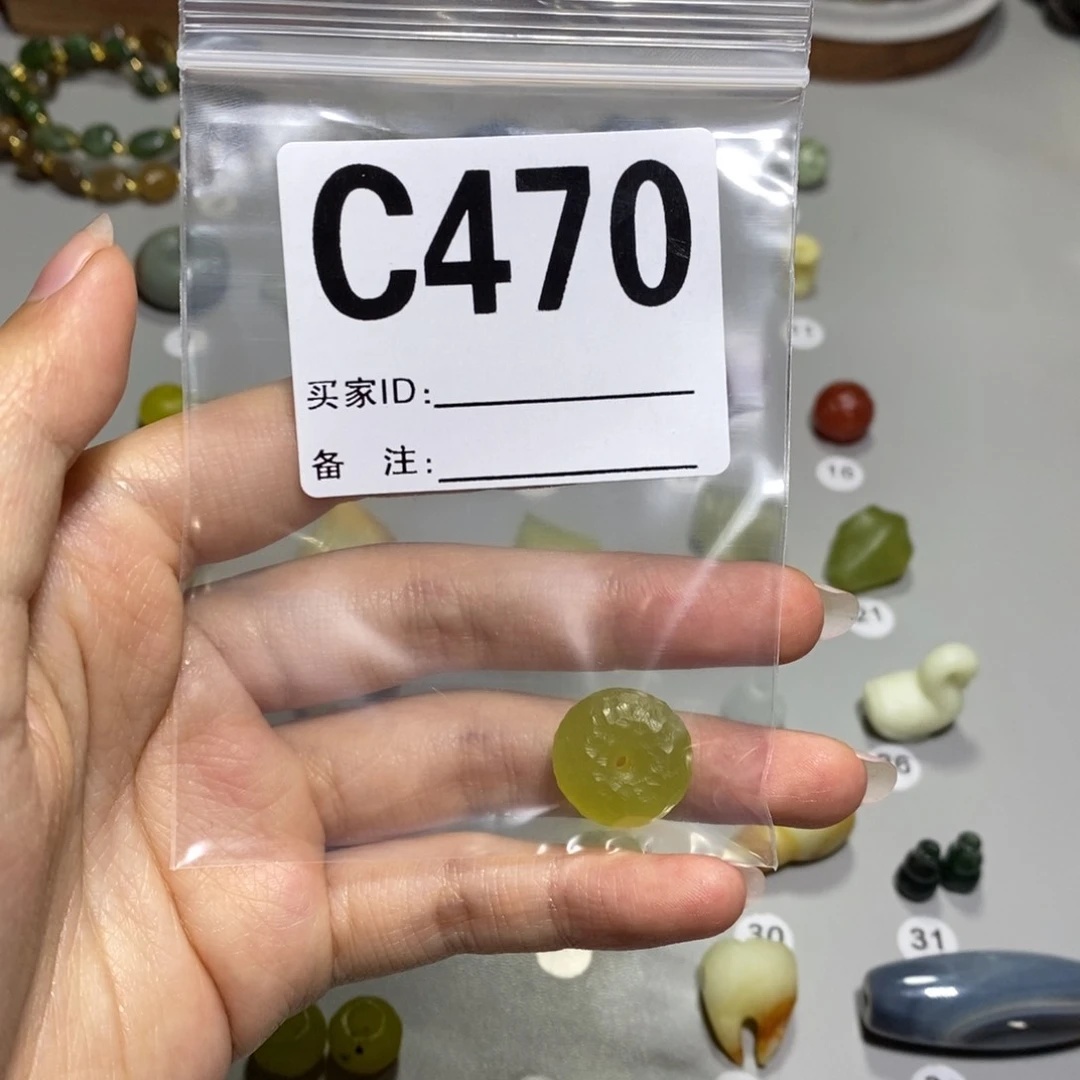 蛇纹石玉合金颈饰涛*哥