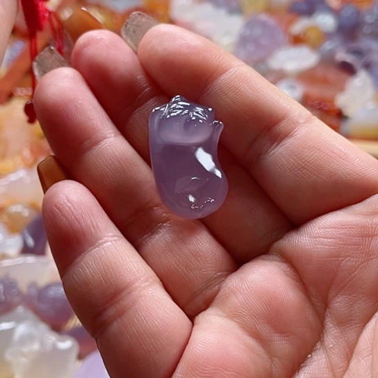 玛瑙/玉髓吊坠(赠链)未镶嵌道*