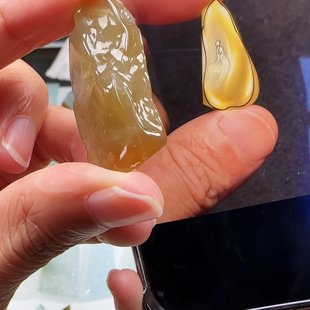 定制翡翠未镶嵌缅甸翡翠挂件