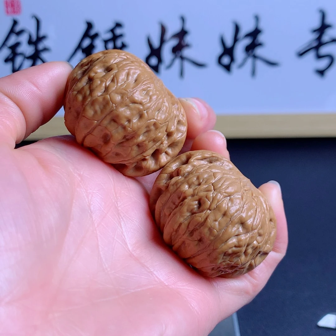 【闪购商品】把件文玩核桃铁锤43微修边肚同尺