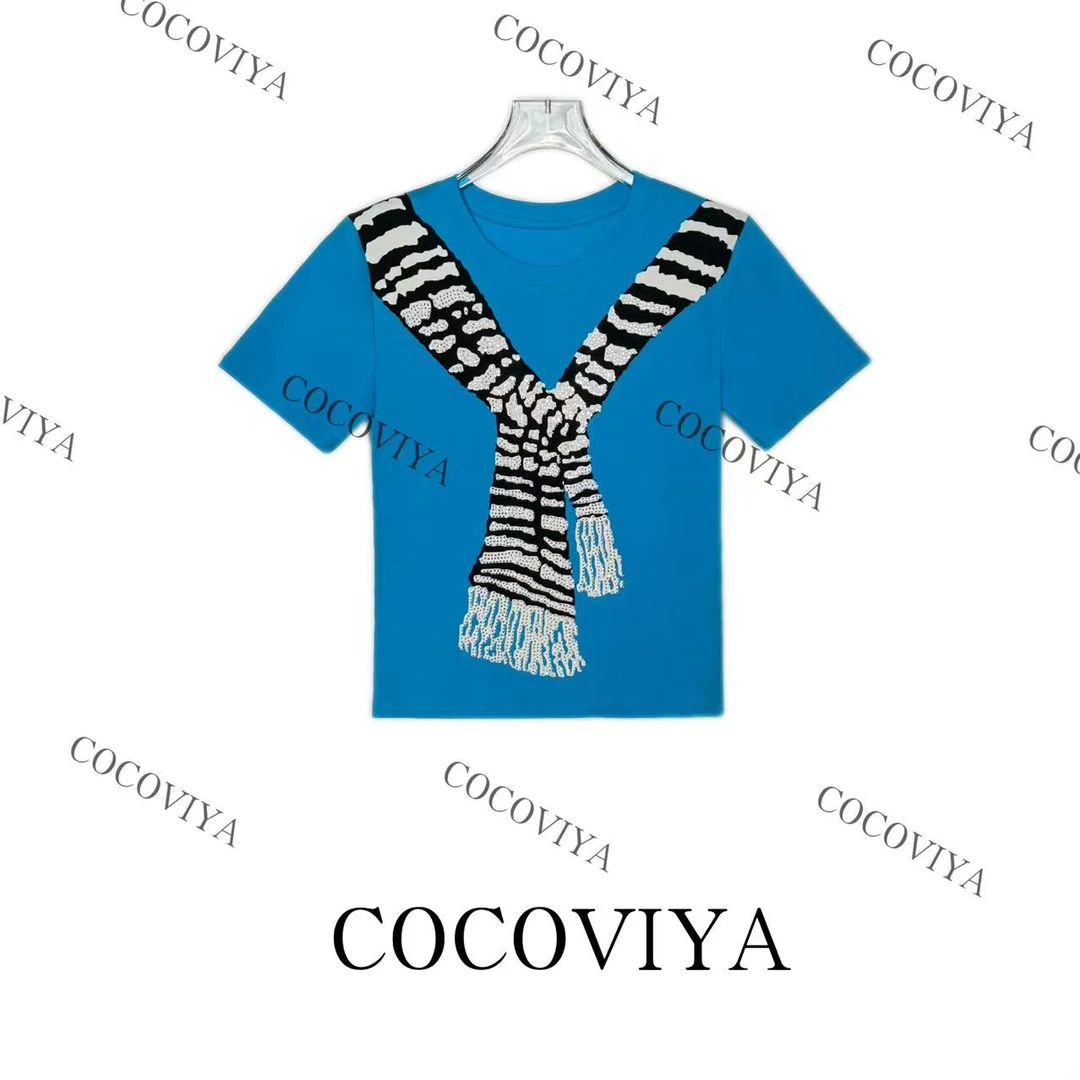 【C】2025 COCOVIYA设计感春夏百搭时尚休闲上衣26C-126