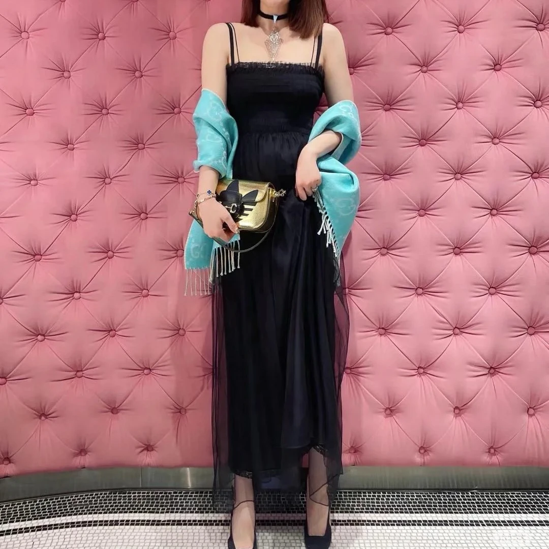 【CHANMITY】25/FW 简约时尚不规则氛围感拉满吊带连衣裙025086