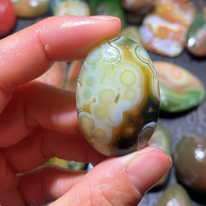 玛瑙/玉髓颈饰未镶嵌喜*