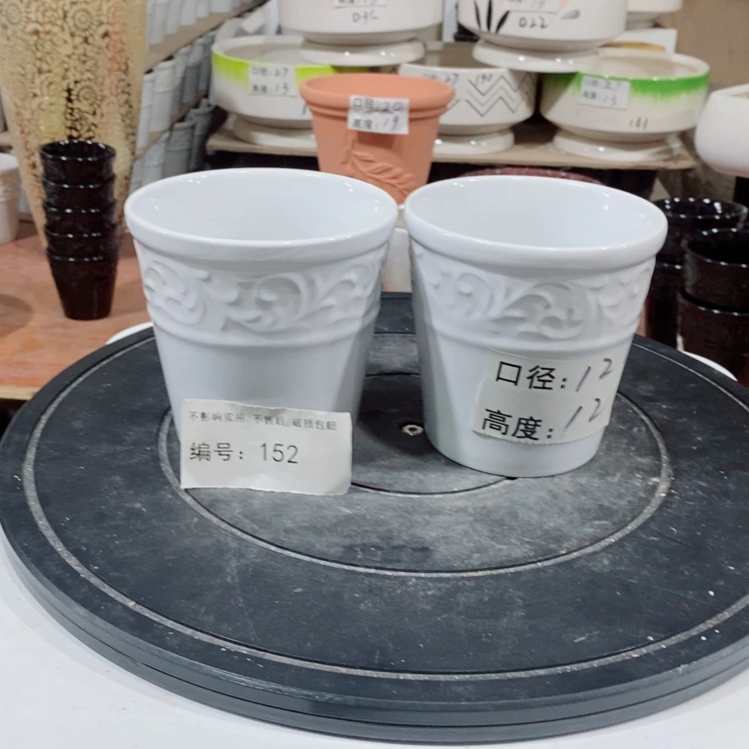 微瑕花盆-152-口12×12-2个