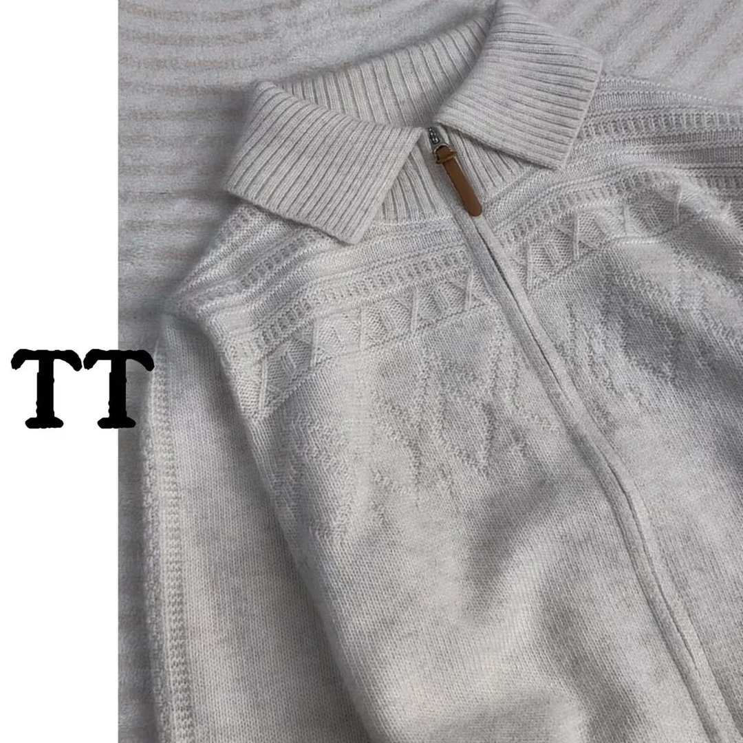 【可爱多】秋冬新款保暖翻领拉链百搭针织开衫～1453