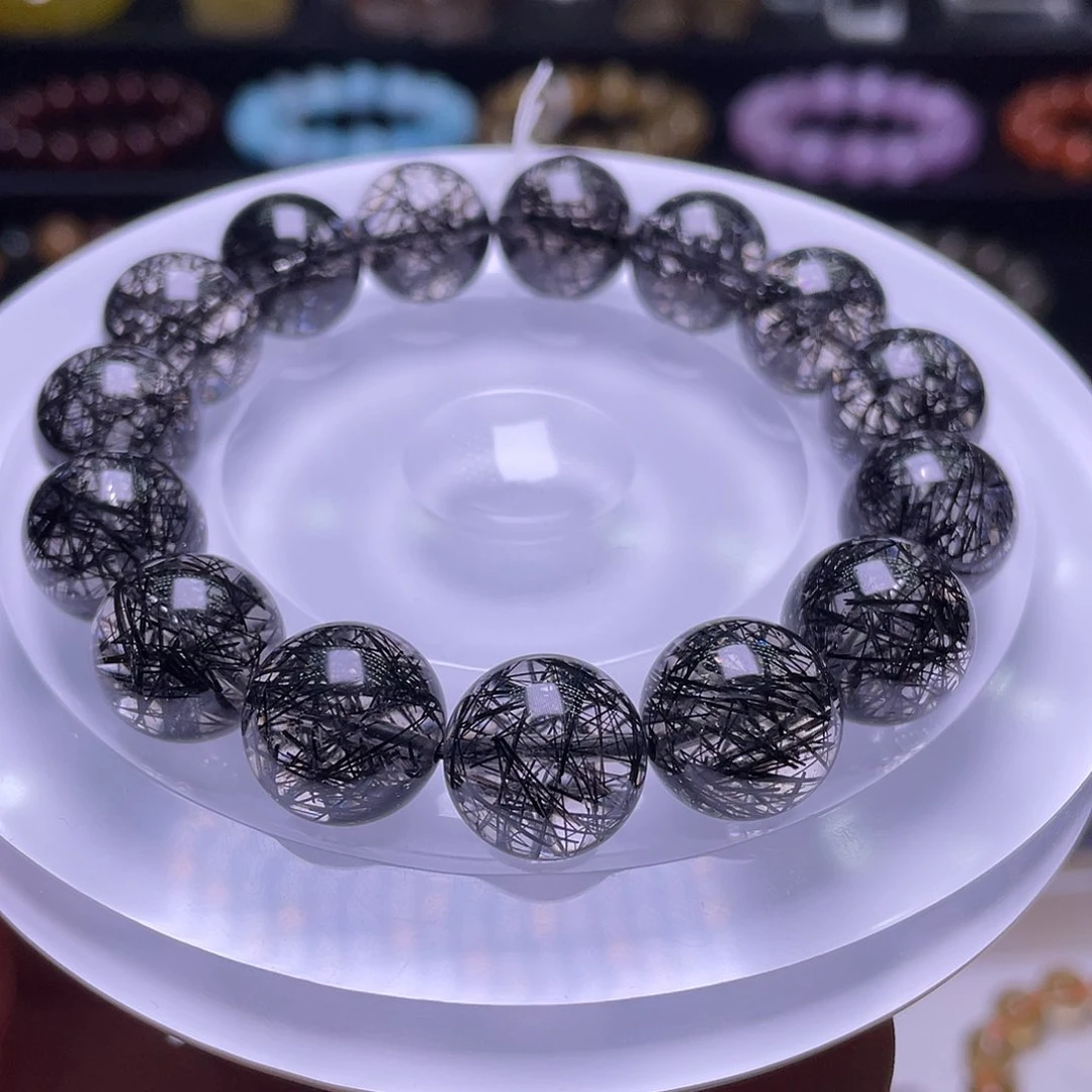 手链未镶嵌水晶黑发晶手链蕾丝黑发晶手链