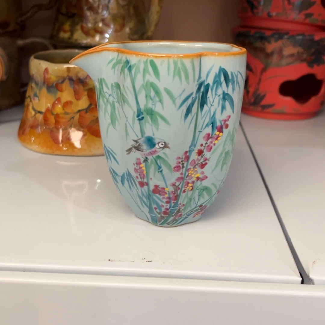 柴烧手工手绘陶瓷