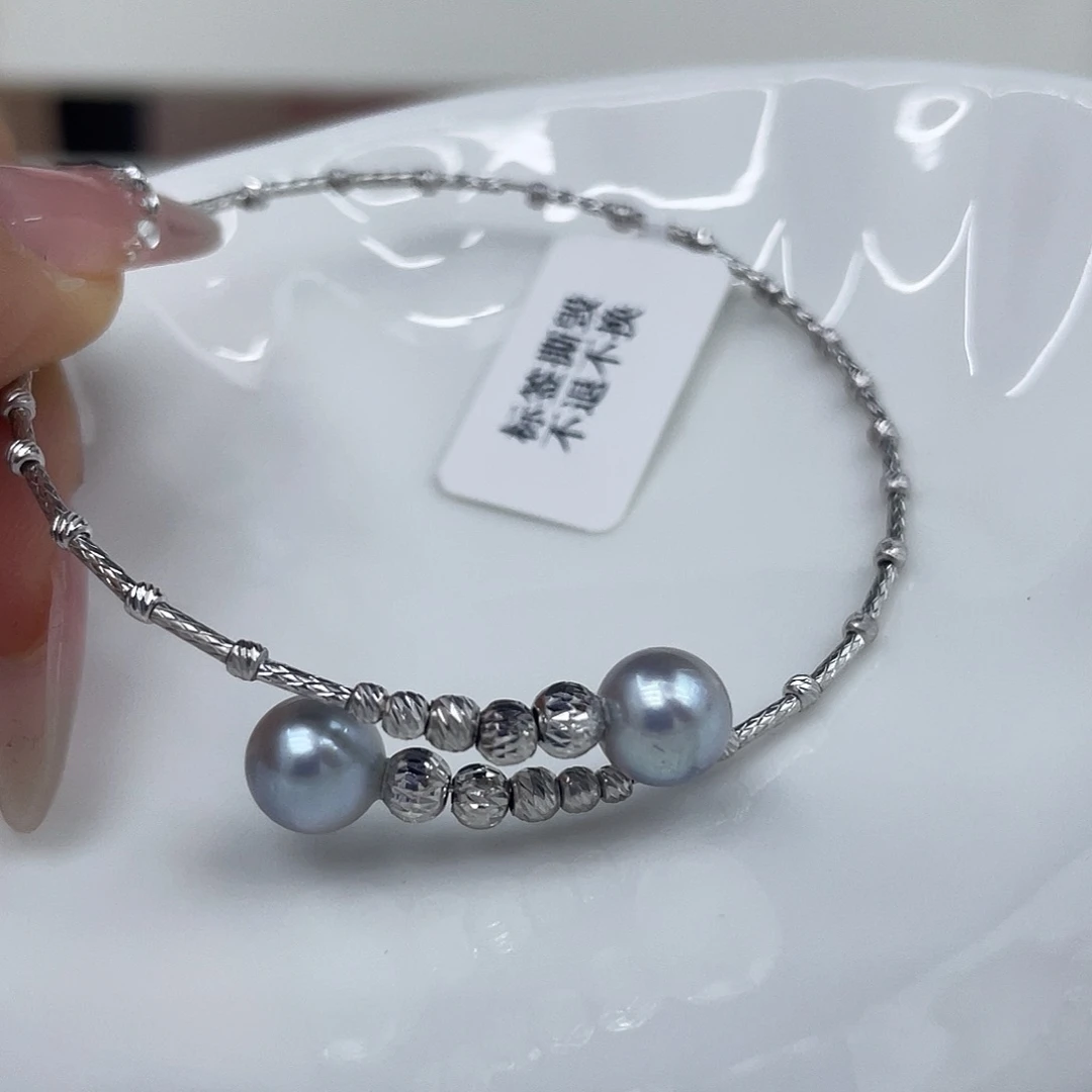 颈饰海水珍珠银S925镶嵌