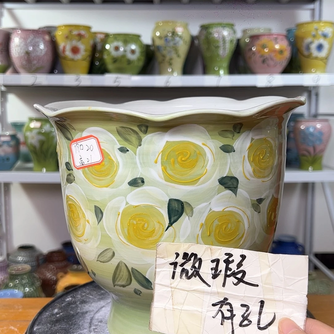 景德镇陶瓷花盆花器瑕2222