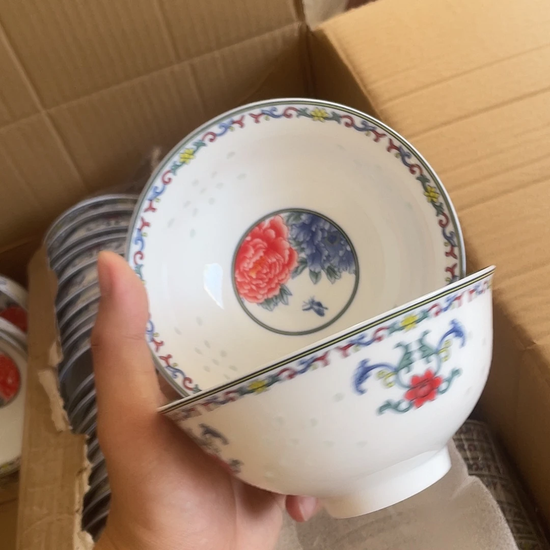 碗景德镇高温细白瓷餐具